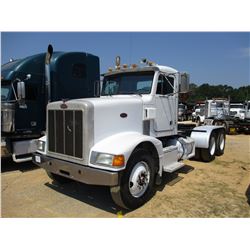 1992 PETERBUILT 375 TRUCK TRACTOR, VIN/SN:1XPBD59X7ND315838 - T/A, CUMMINS DISEL ENG, 9 SPEED TRANS,