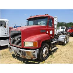 1990 MACK CH613 TRUCK TRACTOR, VIN/SN:1M2AA05Y3LW001382 - T/A, MACK DIESEL ENGINE, 8LL TRANS, 38K RE