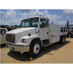 2001 FREIGHTLINER FL70 SERVICE TRUCK, VIN/SN:1FVABTAKX1HH09304 - S/A, 230HP CAT 3126 ENGINE, 6 SPEED