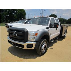 2012 FORD F450 SERVICE TRUCK, VIN/SN:1FD0W4HT7CEB09613 - 4X4, CREW CAB, POWER STROKE DIESEL ENGINE, 