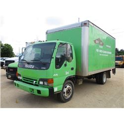 2001 ISUZU BOX TRUCK, VIN/SN:JALE5B14517902235 - ISUZU DIESEL, A/T, 16' MORGAN VAN BODY, ROLL UP DOO