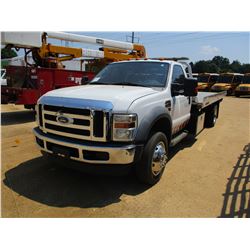 2008 FORD F450 ROLLBACK TRUCK, VIN/SN:1FDXF46R78EA16801 - FORD POWER STROKE DIESEL ENGINE, A/T, JERR