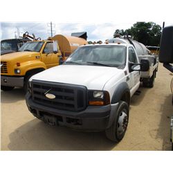 2006 FORD F550 SEWAGE TRUCK, VIN/SN:1M2AG11C56M026704 - S/A, POWER STROKE DIESEL ENGINE, A/T, PROGES