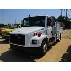 2002 FREIGHTLINER FL50 VIN/SN:1FVABCAL12HJ85087 - S/A, CAT DIESEL ENGINE, A/T, TOOL BODY, AIR COMPRE