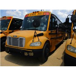 2008 THOMAS SAF-T-LINER C2 SCHOOL BUS, VIN/SN:4UZABRCS28CY48354 - S/A, 49 PASSENGER, 260 HP MERCEDES