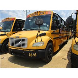 2008 THOMAS SAF-T-LINER C2 SCHOOL BUS, VIN/SN:4UZABRCS58CY48350 - S/A, 49 PASSENGER, 260 HP MERCEDES