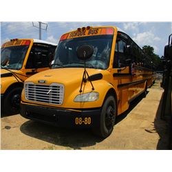 2008 THOMAS SAF-T-LINER C2 SCHOOL BUS, VIN/SN:4UZABRCS78CY48334 - S/A, 49 PASSENGER, 260 HP MERCEDES