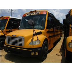 2008 THOMAS SAF-T-LINER C2 SCHOOL BUS, VIN/SN:4UZABRCS88CY48343 - S/A, 49 PASSENGER, 260 HP MERCEDES