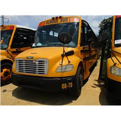 2008 THOMAS SAF-T-LINER C2 SCHOOL BUS, VIN/SN:4UZABRCS48CY48324 - S/A, 49 PASSENGER, 260 HP MERCEDES