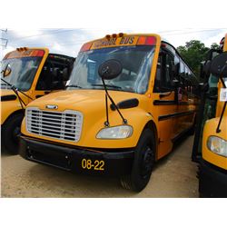 2008 THOMAS SAF-T-LINER C2 SCHOOL BUS, VIN/SN:4UZABRCS08CY48272 - S/A, 49 PASSENGER, 260 HP MERCEDES