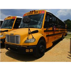 2008 THOMAS SAF-T-LINER C2 SCHOOL BUS, VIN/SN:4UZABRCS88CY48293 - S/A, 49 PASSENGER, 260 HP MERCEDES