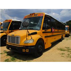 2008 THOMAS SAF-T-LINER C2 SCHOOL BUS, VIN/SN:4UZABRCS28CY48337 - S/A, 49 PASSENGER, 260 HP MERCEDES