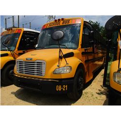 2008 THOMAS SAF-T-LINER C2 SCHOOL BUS, VIN/SN:4UZABRCS68CY48275 - S/A, 49 PASSENGER, 260 HP MERCEDES