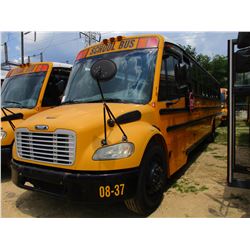 2008 THOMAS SAF-T-LINER C2 SCHOOL BUS, VIN/SN:4UZABRCS48CY48291 - S/A, 49 PASSENGER, 260 HP MERCEDES