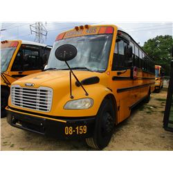 2008 THOMAS SAF-T-LINER C2 SCHOOL BUS, VIN/SN:4UZABRCS38CY48413 - S/A, 49 PASSENGER, 260 HP MERCEDES