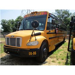 2008 THOMAS SAF-T-LINER C2 SCHOOL BUS, VIN/SN:4UZABRCS28CY4340 - S/A, 49 PASSENGER, 260 HP MERCEDES-