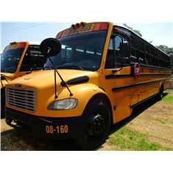 2008 THOMAS SAF-T-LINER C2 SCHOOL BUS, VIN/SN:4UZABRCS58CY48414 - S/A, 49 PASSENGER, 260 HP MERCEDES