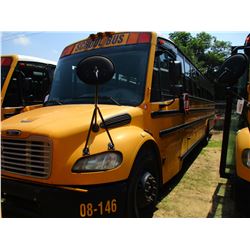 2008 THOMAS SAF-T-LINER C2 SCHOOL BUS, VIN/SN:4UZABRCS58CY48400 - S/A, 49 PASSENGER, 260 HP MERCEDES