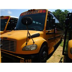 2008 THOMAS SAF-T-LINER C2 SCHOOL BUS, VIN/SN:4UZABRCS88CY48374 - S/A, 49 PASSENGER, 260 HP MERCEDES