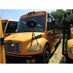 2008 THOMAS SAF-T-LINER C2 SCHOOL BUS, VIN/SN:4UZABRCS08CY48353 - S/A, 49 PASSENGER, 260 HP MERCEDES