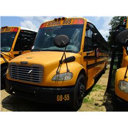 2008 THOMAS SAF-T-LINER C2 SCHOOL BUS, VIN/SN:4UZABRCS88CY48309 - S/A, 49 PASSENGER, 260 HP MERCEDES