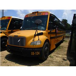 2008 THOMAS SAF-T-LINER C2 SCHOOL BUS, VIN/SN:4UZABRCS58CY48378 - S/A, 49 PASSENGER, 260 HP MERCEDES