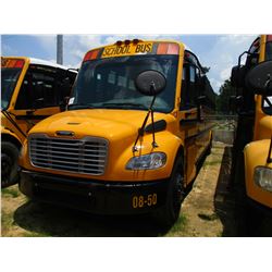 2008 THOMAS SAF-T-LINER C2 SCHOOL BUS, VIN/SN:4UZABRCS98CY48304 - S/A, 49 PASSENGER, 260 HP MERCEDES