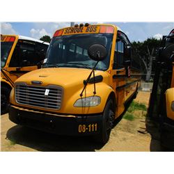 2008 THOMAS SAF-T-LINER C2 SCHOOL BUS, VIN/SN:4UZABRCS78CY48365 - S/A, 49 PASSENGER, 260 HP MERCEDES