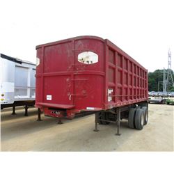 2006 PALMER TA-22F DUMP, VIN/SN:1P922FS236A003424 - T/A, FRAME TYPE, STEEL, 22', SPRING SUSPENSION, 