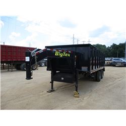 2017 BIG TEX 25 DU HD GOOSENECK DUMP TRAILER, VIN/SN:16VDX2021H2080505 - T/A,K FRAME TYPE, STEEL, 20