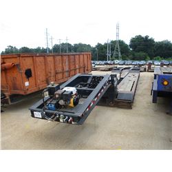 2007 LOAD KING 553SS LOWBOY TRAILER, VIN/SN:5LKL5335971026447 - TRI-AXLE, DETACHABLE, NGB, 25' WELL,