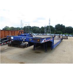 2007 LEDWELL KW53 HT3-10+10 50 TON LOWBOY TRAILER, VIN/SN:1L9GA73A67L033256 -TRI-AXLE, 53' LENGTH, 8