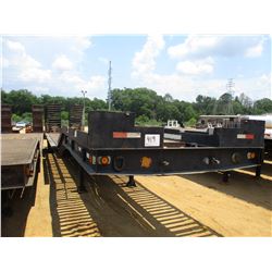 1987 BOAZ LOWBOY TRIALER, VIN/SN:1423M4720HAB05027 - T/A, 48' LENGTH, 108" WIDTH, DOVETAIL, HYD RAMP