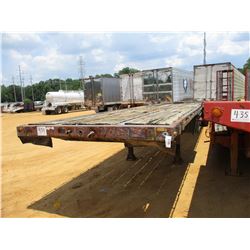 TRANSCRAFT FLATBED TRAILER, - T/A, 40' LENGTH, 96" WIDTH, 11R24.5 TIRES