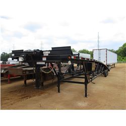 2017 KAUFMAN GOOSENECK CAR CARRIER, VIN/SN:5SHFW5335HB000673 - TRI-AXLE, PIERCE 9000 WINCH, 50' LENG