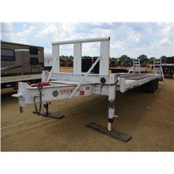 2005 HARDEE BILT 829 TAG TRAILER, VIN/SN:HB9TL296X5X20D264 - DUAL, T/A, 12 TON, 24' DECK, 5' DOVETAI
