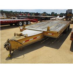 TAG TRAILER, - T/A, 23' LENGTH, 96" WIDTH, DOVETAIL, RAMPS, AIR BRAKES, PINTLE HITCH, 10R17.5 DUAL T