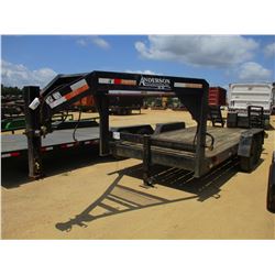 ANDERSON GOOSENECK UTILITY TRAILER, VIN/SN:4YNGN16233C014744 - T/A, 16' LENGTH, 6'-10" WIDTH, DOVETA