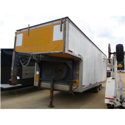 ALL AMERICAN GOOSENECK ENCLOSED TRAILER, VIN/SN:0052011 - T/A, 7' X 24'
