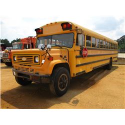 1989 CHEVROLET SCHOOL BUS, VIN/SN:39415 - DIESEL ENGINE, A/T, 48 PASSENGER