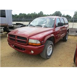1999 DODGE DURANGO VIN/SN:1B4HS28Z7XF559755 - GAS ENGINE, A/T