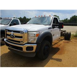 2011 FORD F450 CAB & CHASSIS, VIN/SN:1FDUF4GT0BEA57517 - POWER STROKE DIESEL ENGINE, A/T