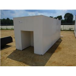 6' X 6' X 15' WATER TANK W/GAS PUMP, SPRAY NOZZLE
