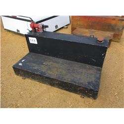 L SHAPE FUEL TANK W/12 VOLT PUMP