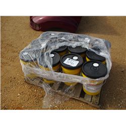 (12) 5 GALLON BUCKET CAM 2 303 TRACTOR HYD OIL