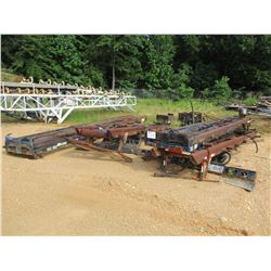 (4) ROLL OFF TRUCK FRAME & 3 HYD TANKS