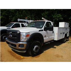 2011 FORD F550 SERVICE TRUCK, VIN/SN:1FDUF5GT6BEB86125 - S/A, POWER STROKE DIESEL ENGINE, A/T, KNAPH