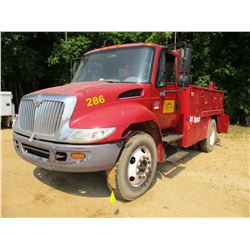 2007 INTERNATIONAL 4200 SERVICE TRUCK, VIN/SN:1HTMPAFM47H429802 - S/A, VT365 DIESEL ENGINE, 6 SPEED 