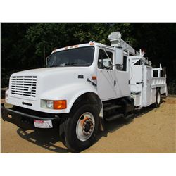 1995 INTERNATIONAL 4700 SERVICE TRUCK, VIN/SN:1HTSCAAN1SH633775 - S/A, CREW CAB, IHS, 10 SPEED TRANS