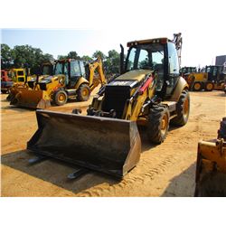CAT 420F IT LOADER BACKHOE, VIN/SN:JWJ00483 - E STICK, QUICK COUPLER, GP BUCKET, FORKS, 24" HOE BUCK